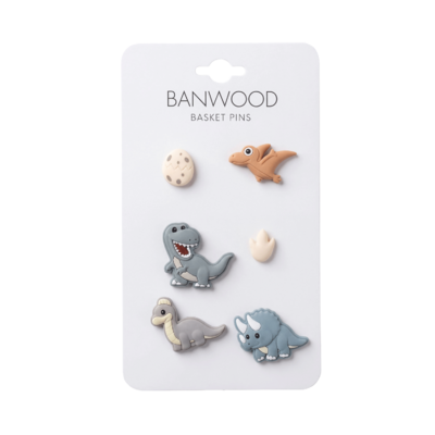 Pinnen voor mandjes Dinosaurus