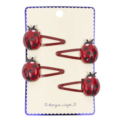 Ladybug 4 Pack haarclips Ladybug