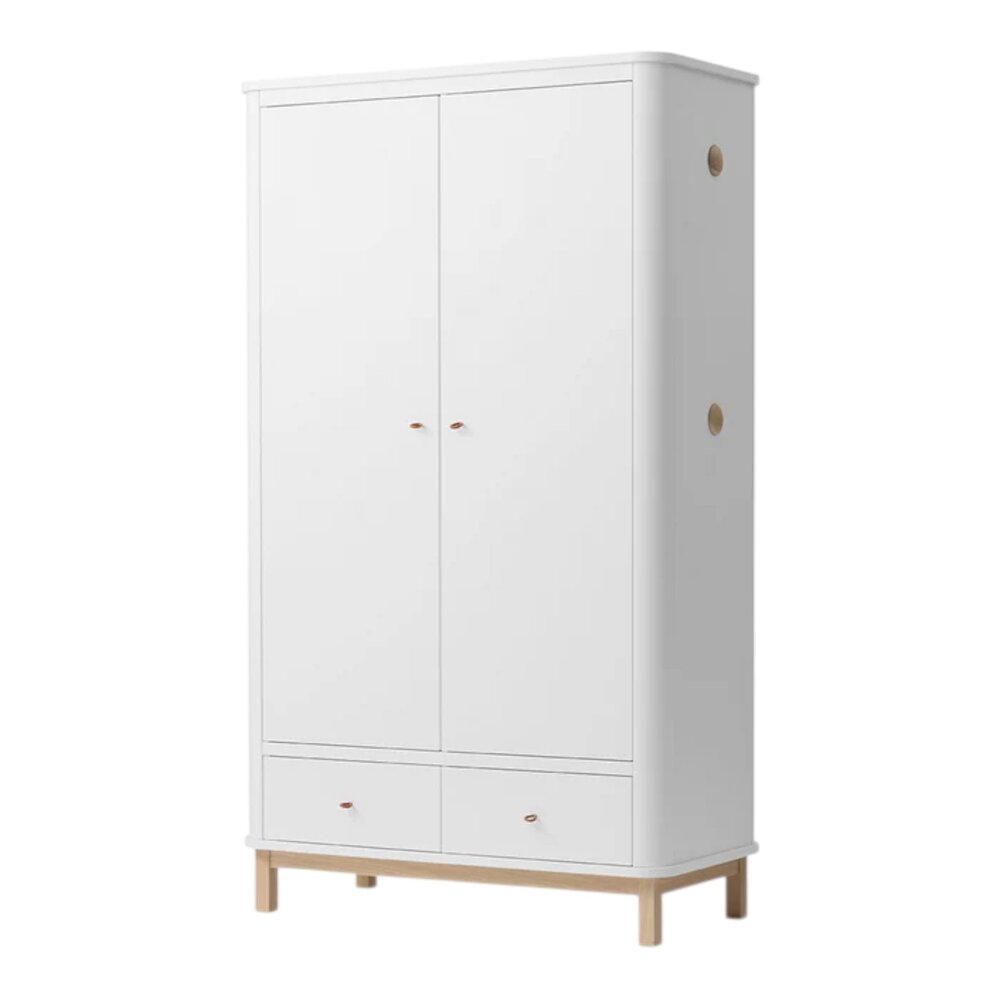 Wardrobe 2 doors White/oak