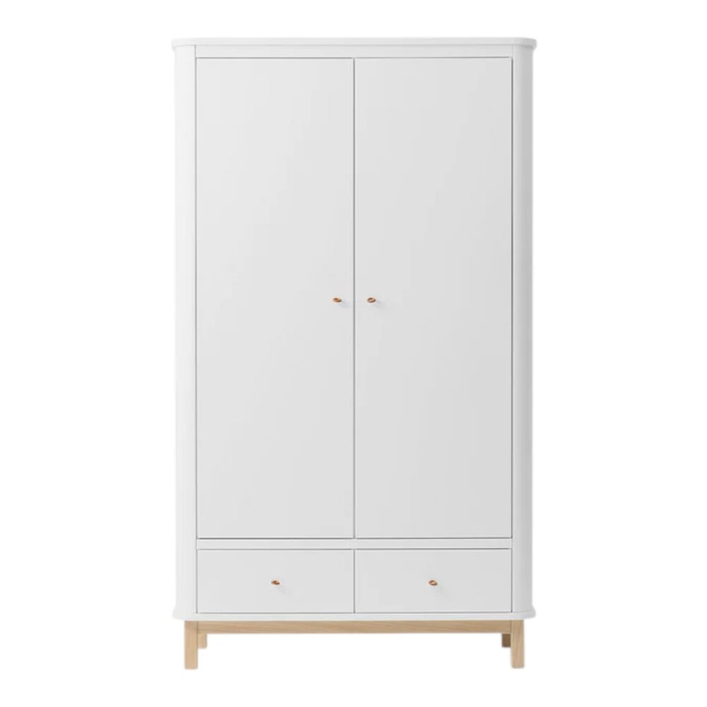 Wardrobe 2 doors White/oak