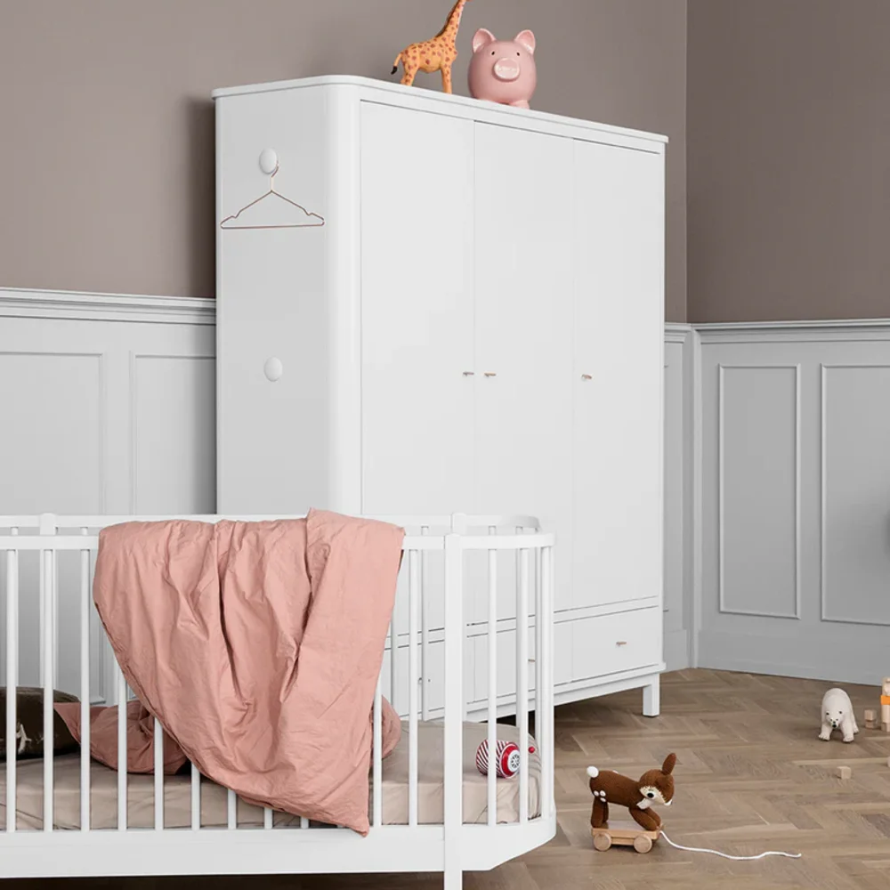 Wardrobe 3 doors White