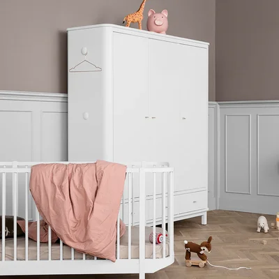 Wardrobe 3 doors White