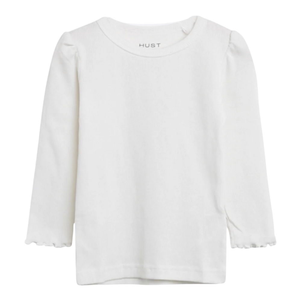 T-shirt lange mouwen Andia rib Ivory T-shirt lange mouwen Andia rib Ivory