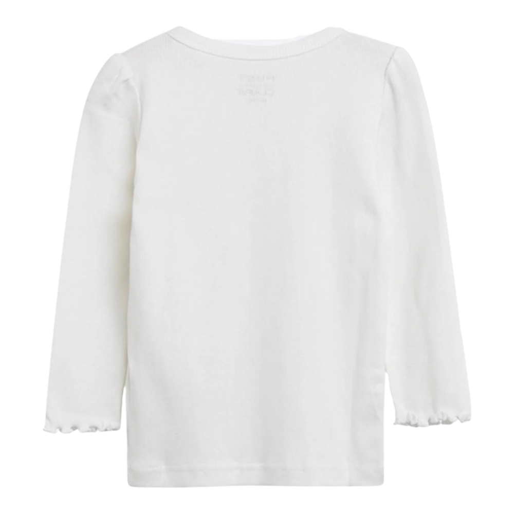 T-shirt lange mouwen Andia rib Ivory T-shirt lange mouwen Andia rib Ivory