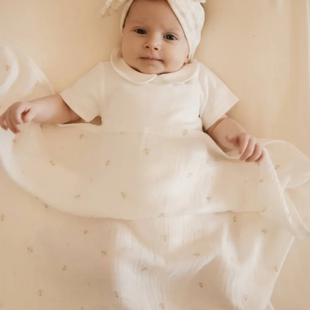 Swaddle Muslin Medium multifunctioneel - 75x75cm - set van 3 Bee's