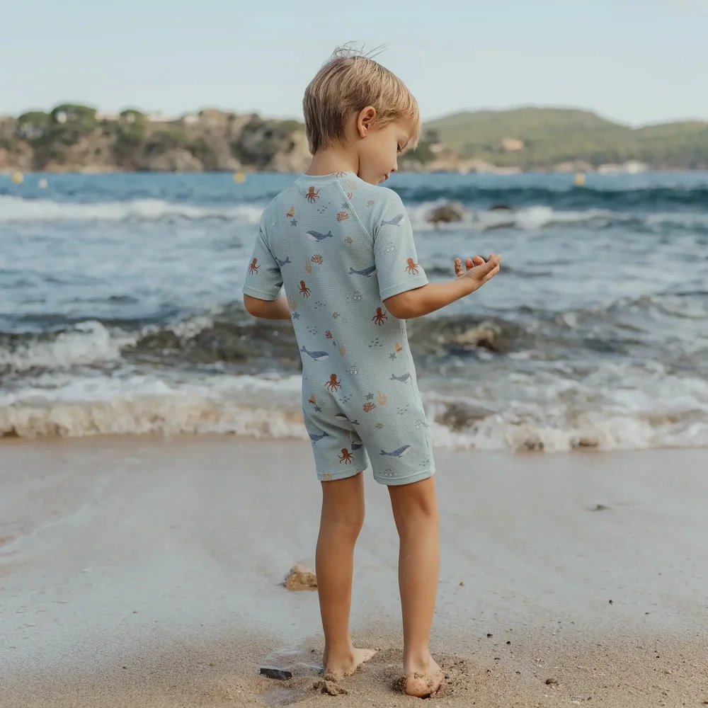 Zwempak korte mouwen Ocean Friends Zwempak korte mouwen Ocean Friends