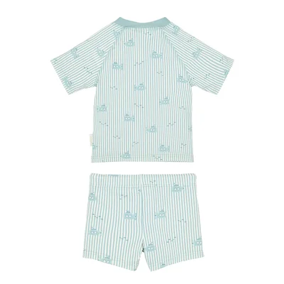 Short Sleeve Swim Shirt and Shorts Ocean Adventure