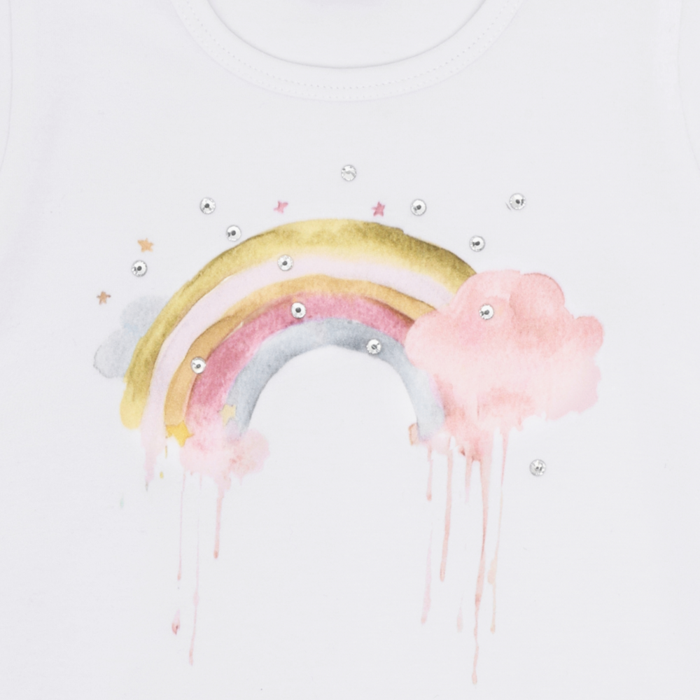 T-shirt Alma Rainbow White T-shirt Alma Rainbow White