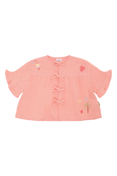 Bloesje Roselyn Dobby Shell Bloesje Roselyn Dobby Shell