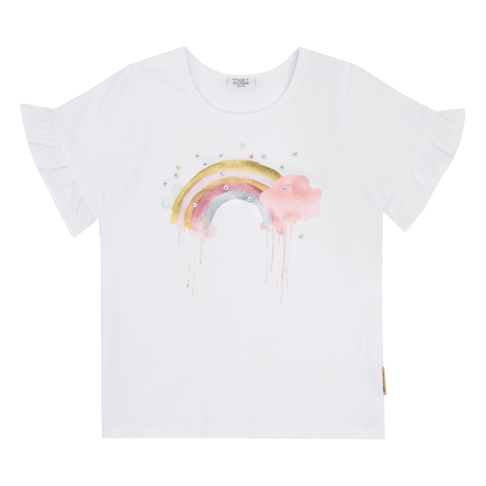 T-shirt Alma Rainbow White T-shirt Alma Rainbow White