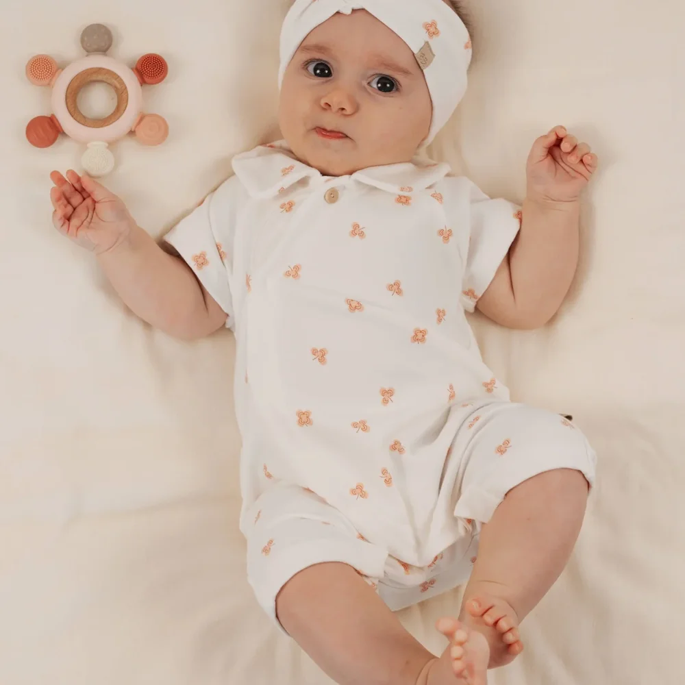 Summer Jumpsuit Lucky Leaves