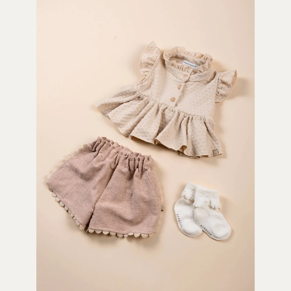 Short with Edging Coral