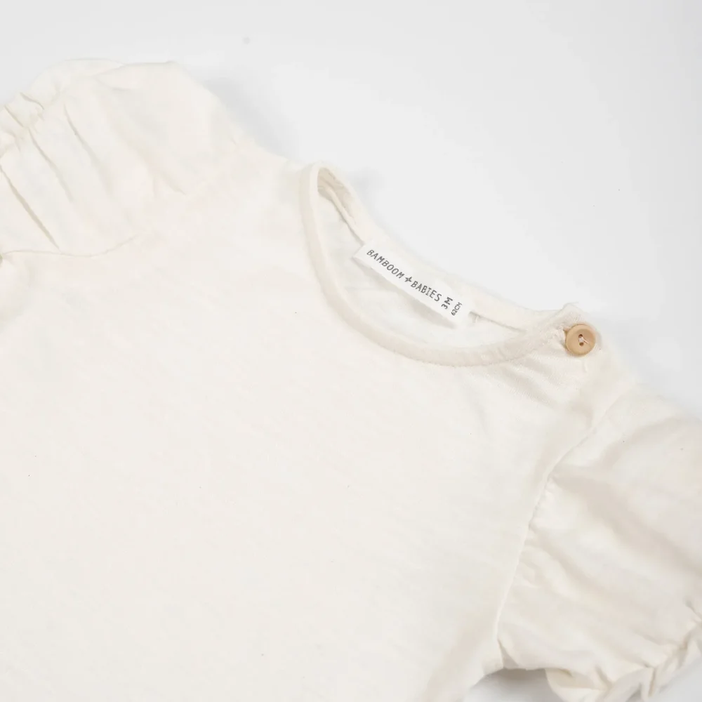 Puff T-Shirt korte mouwen Offwhite