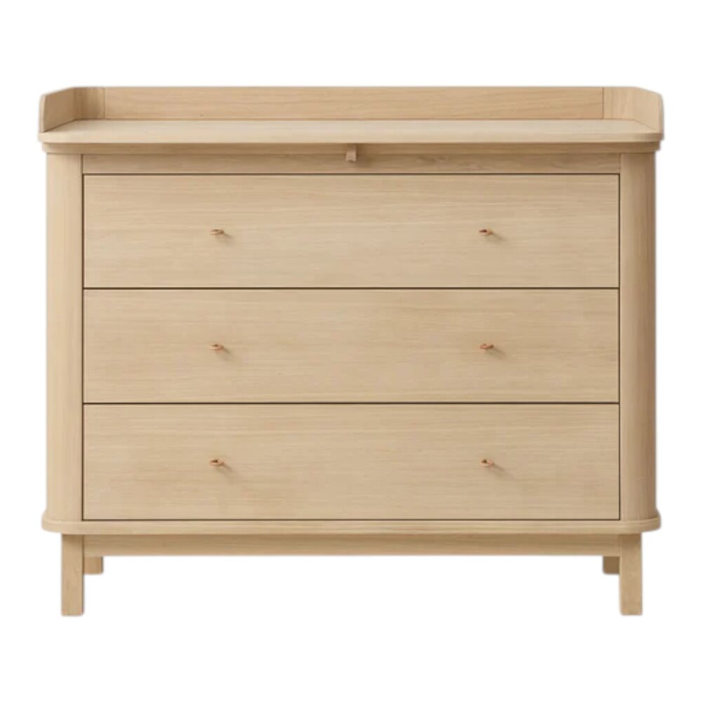 Nursery dresser 3 drawers Oak