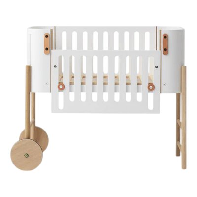 Co-sleeper incl. omvormbare bank, 42x82 cm White/oak
