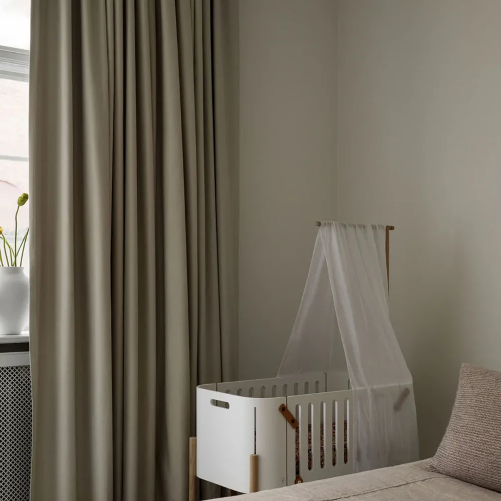 Co-sleeper incl. omvormbare bank, 42x82 cm White/oak