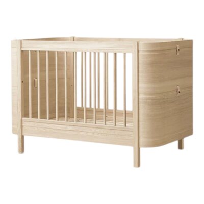 Mini+ cot bed, 68x122 cm Oak