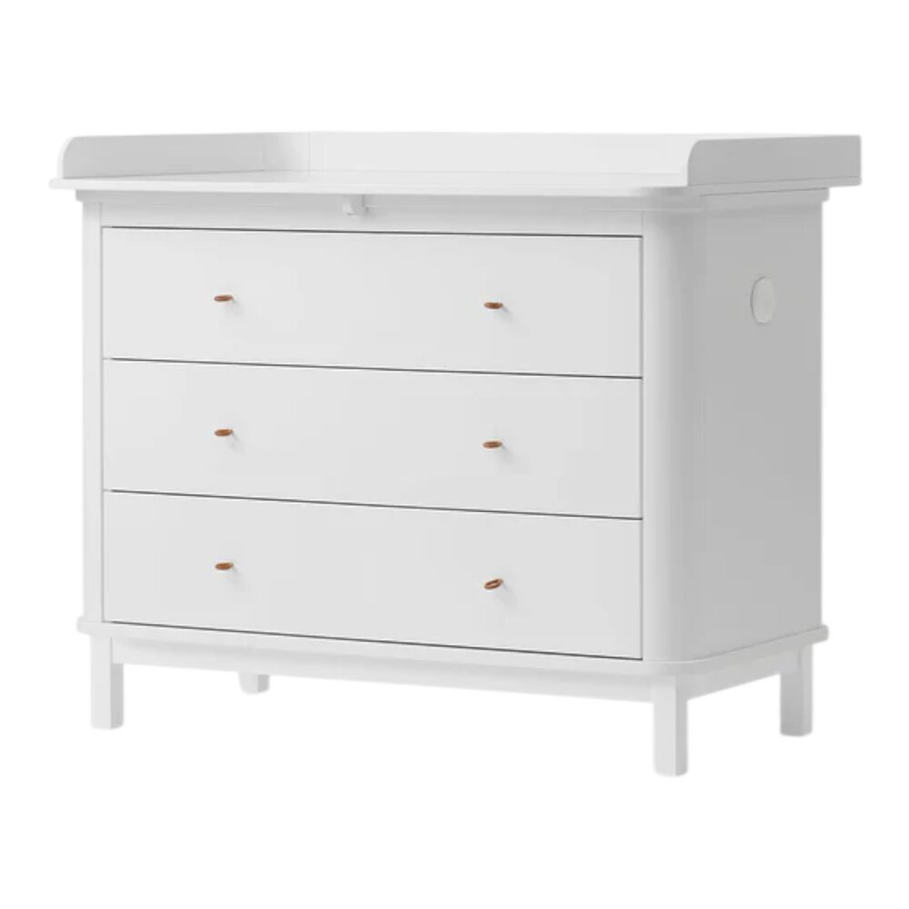 Nursery dresser 3 drawers White Nursery dresser 3 drawers White