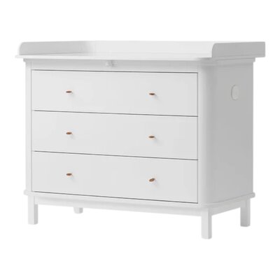 Nursery dresser 3 drawers White Nursery dresser 3 drawers White