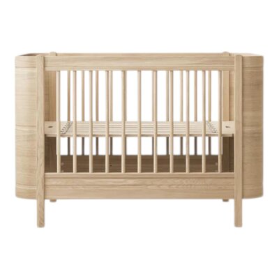 Mini+ cot bed, 68x122 cm Oak