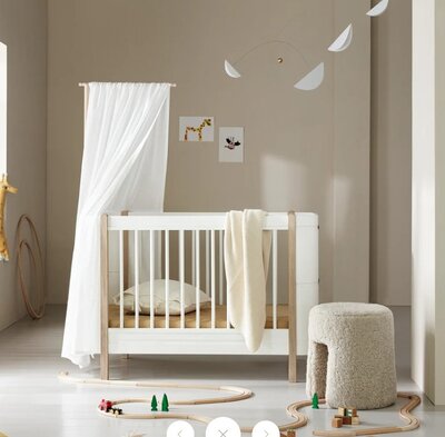 Mini+ bed bedhemel White