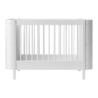 Mini+ cot bed incl. junior kit, 68x122/162 cm White