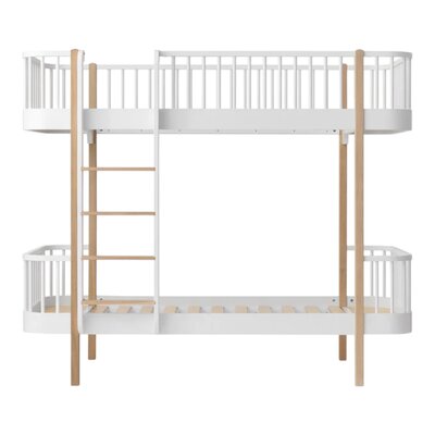Original bunk bed, 90x200 cm White/oak