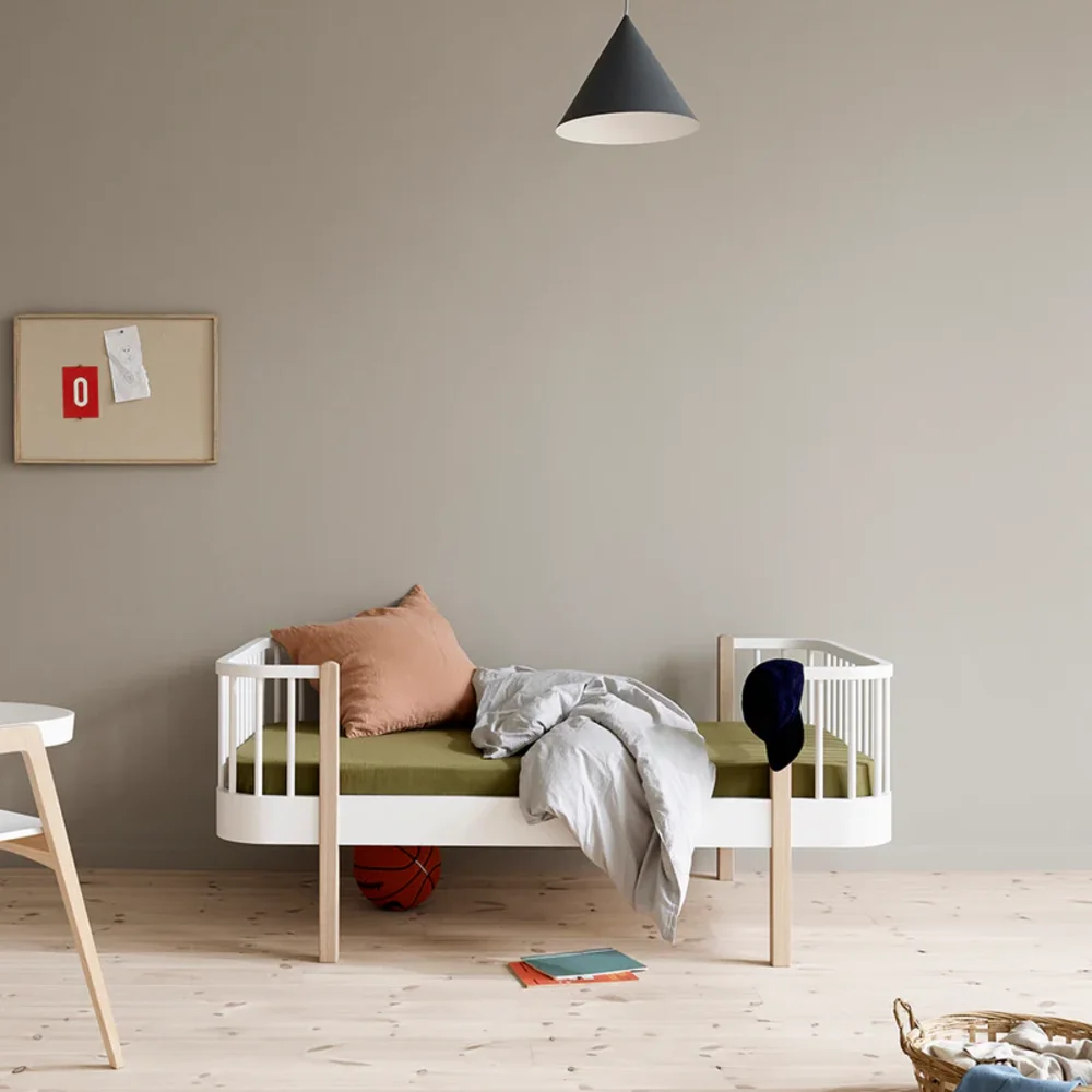 Original junior bed, 90x160 cm White/oak Original junior bed, 90x160 cm White/oak