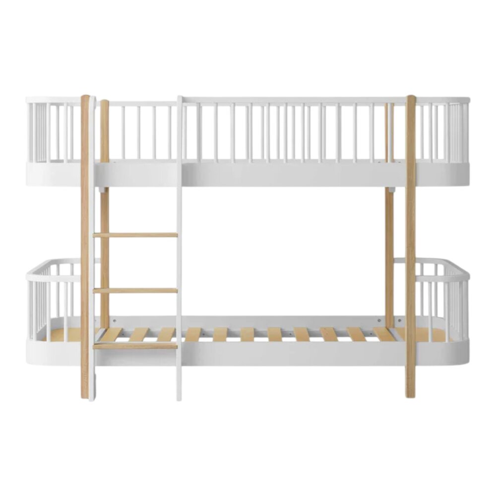 Original low bunk bed White/oak