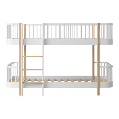 Original low bunk bed White/oak