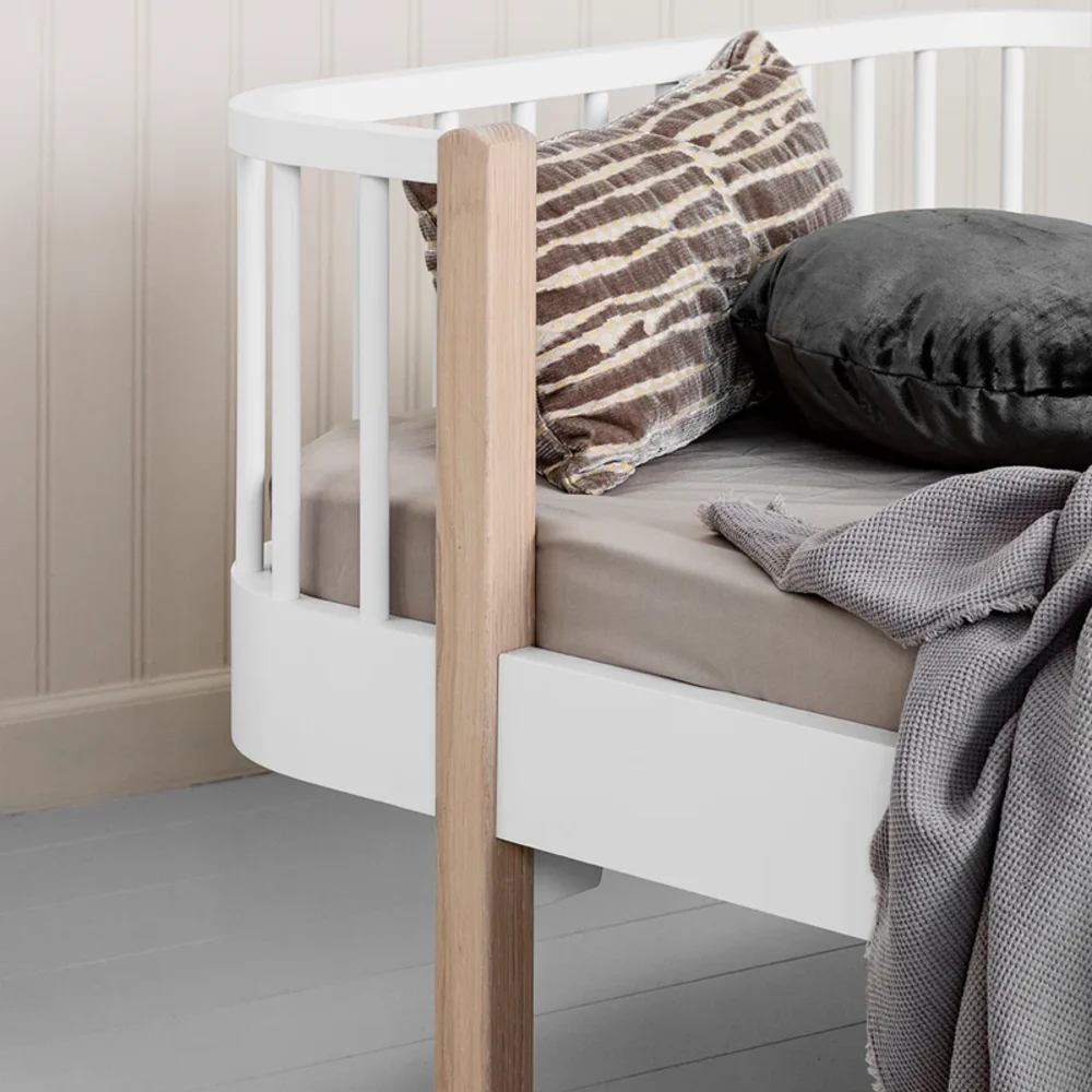 Original junior day bed, 90x160cm White/oak