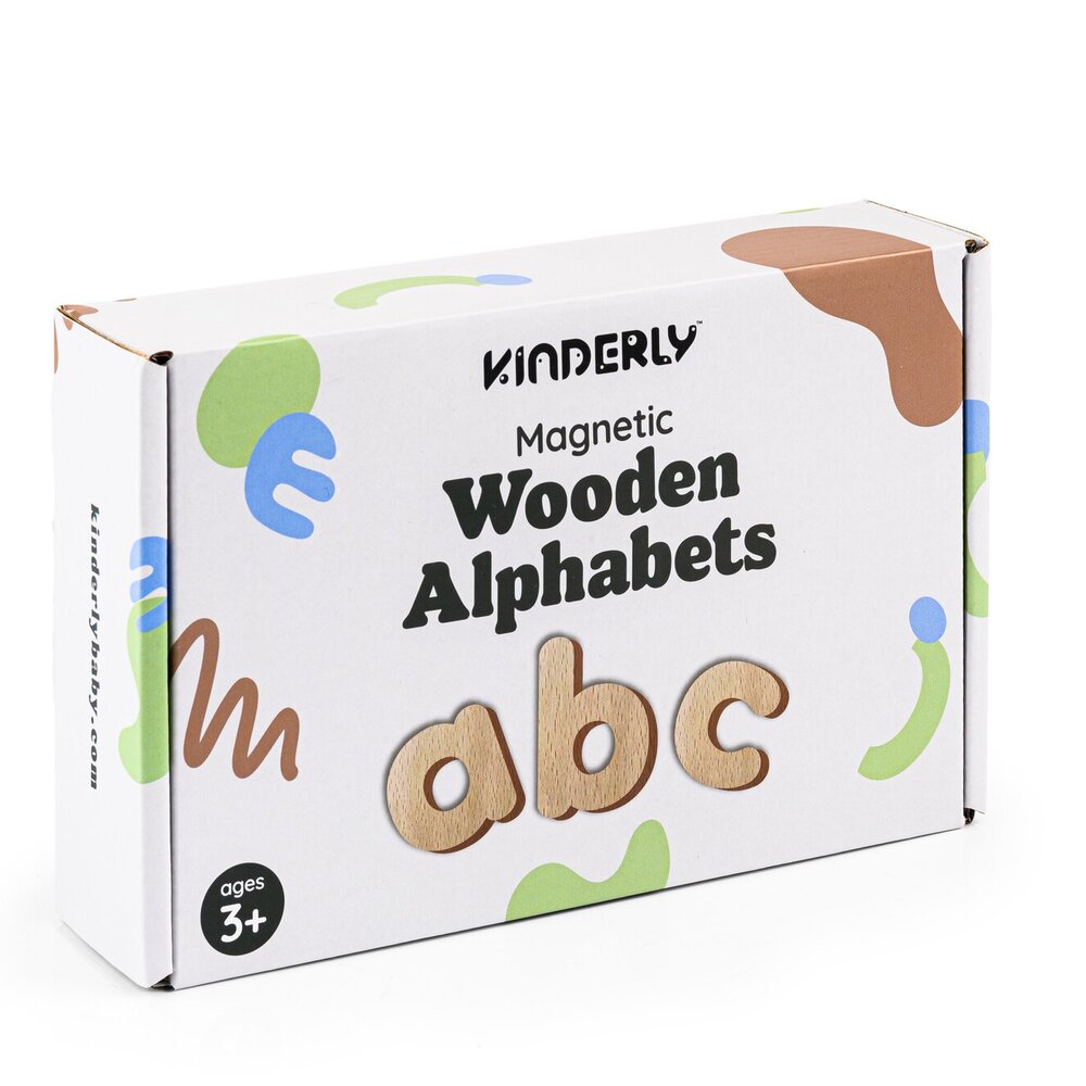 Magnetische Houten Alfabet (40-delig Magnetische Houten Alfabet (40-delig