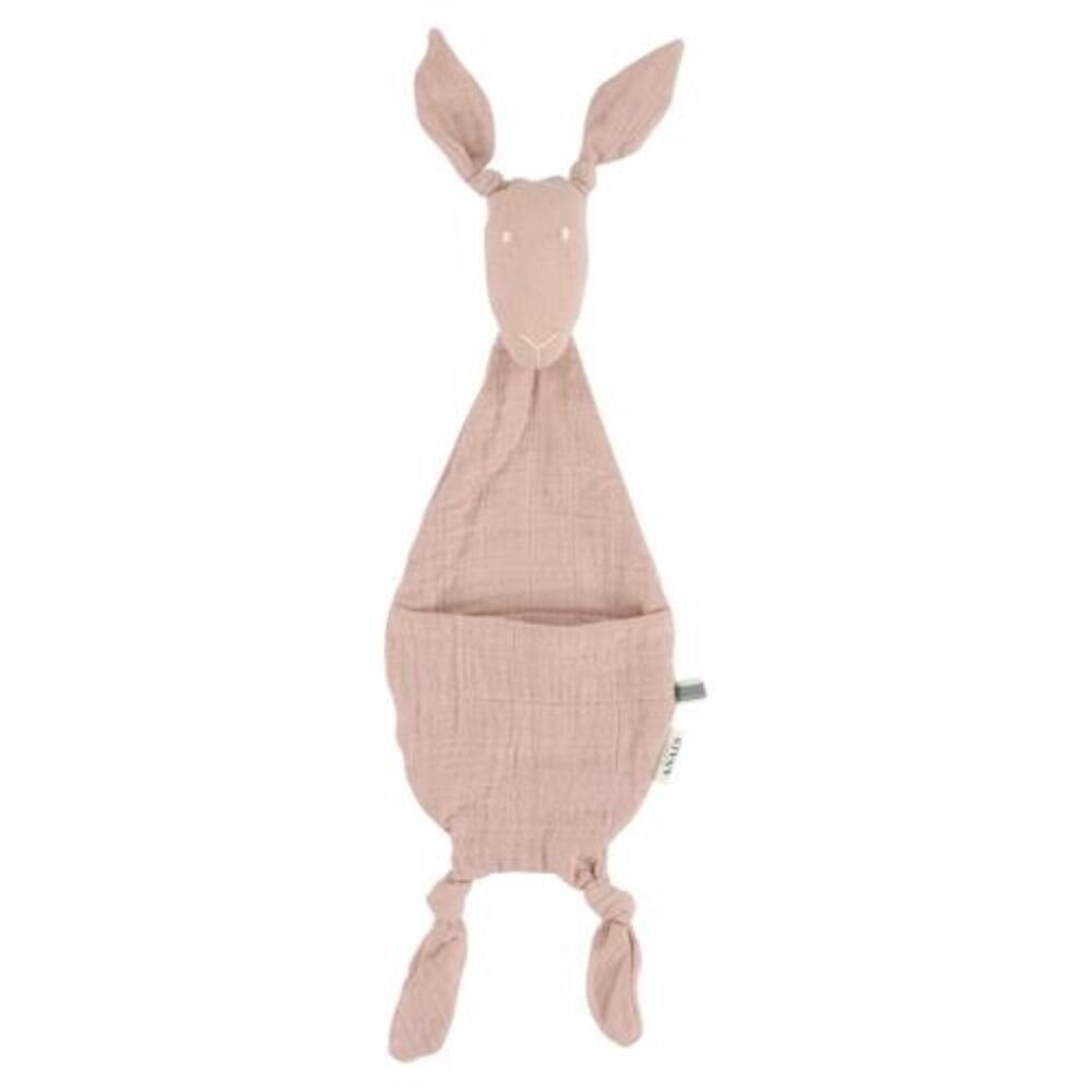 Kangoeroe knuffeldoekje Bliss rose