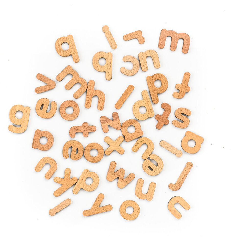 Magnetische Houten Alfabet (40-delig Magnetische Houten Alfabet (40-delig