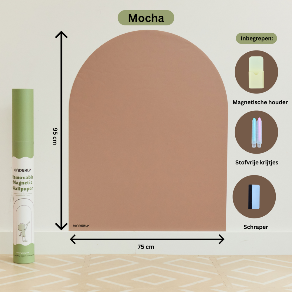 Verplaatsbare Magnetische Muursticker Mocha