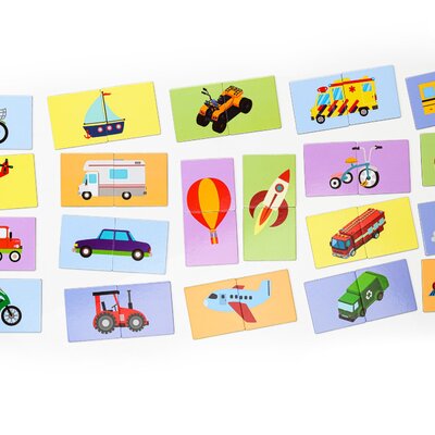 Magnetische Transportation Puzzel (40-delig)