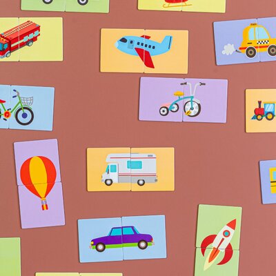 Magnetische Transportation Puzzel (40-delig)