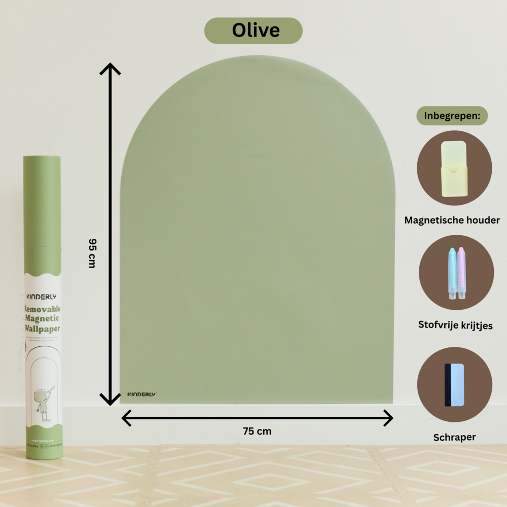 Verplaatsbare Magnetische Muursticker Olive Verplaatsbare Magnetische Muursticker Olive