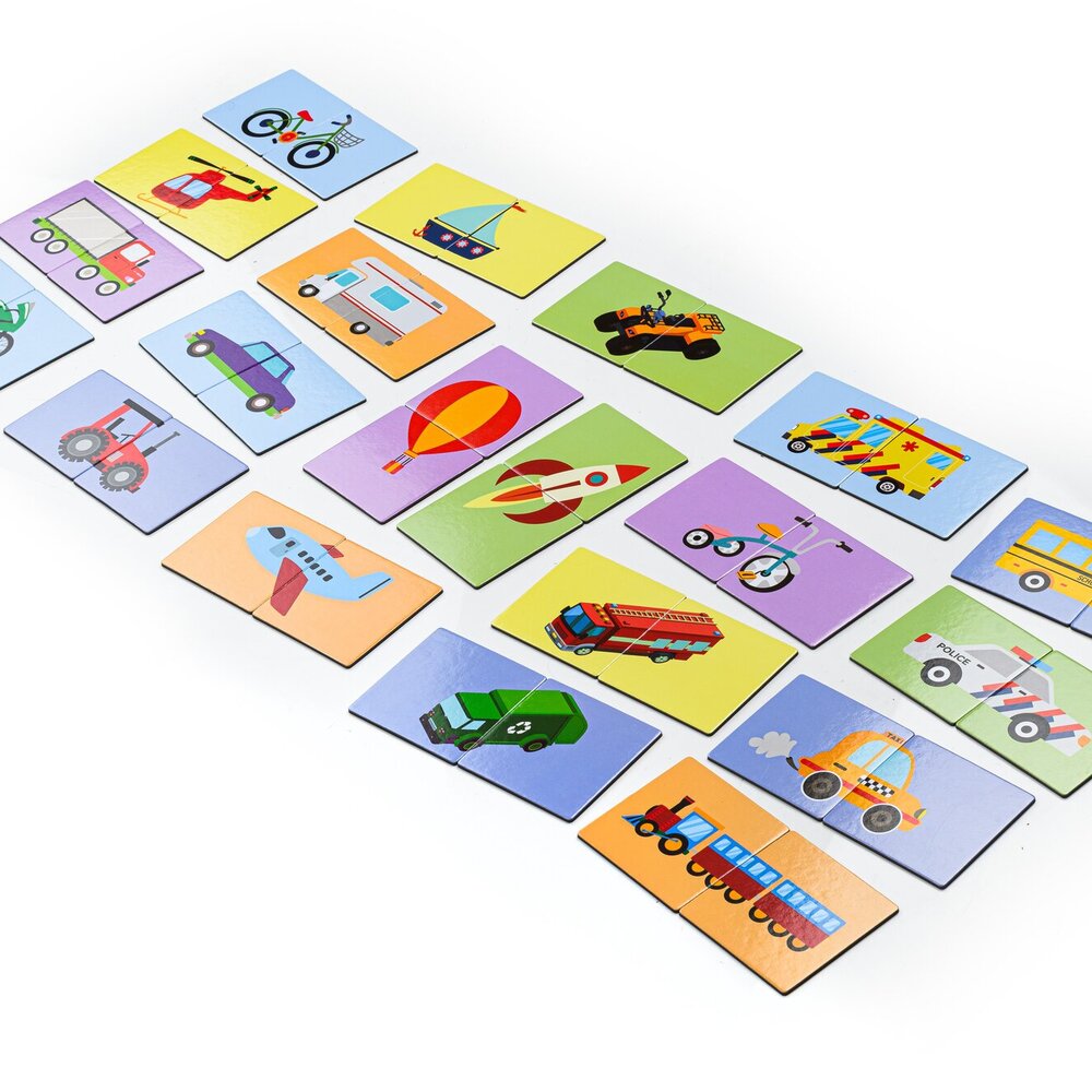 Magnetische Transportation Puzzel (40-delig)