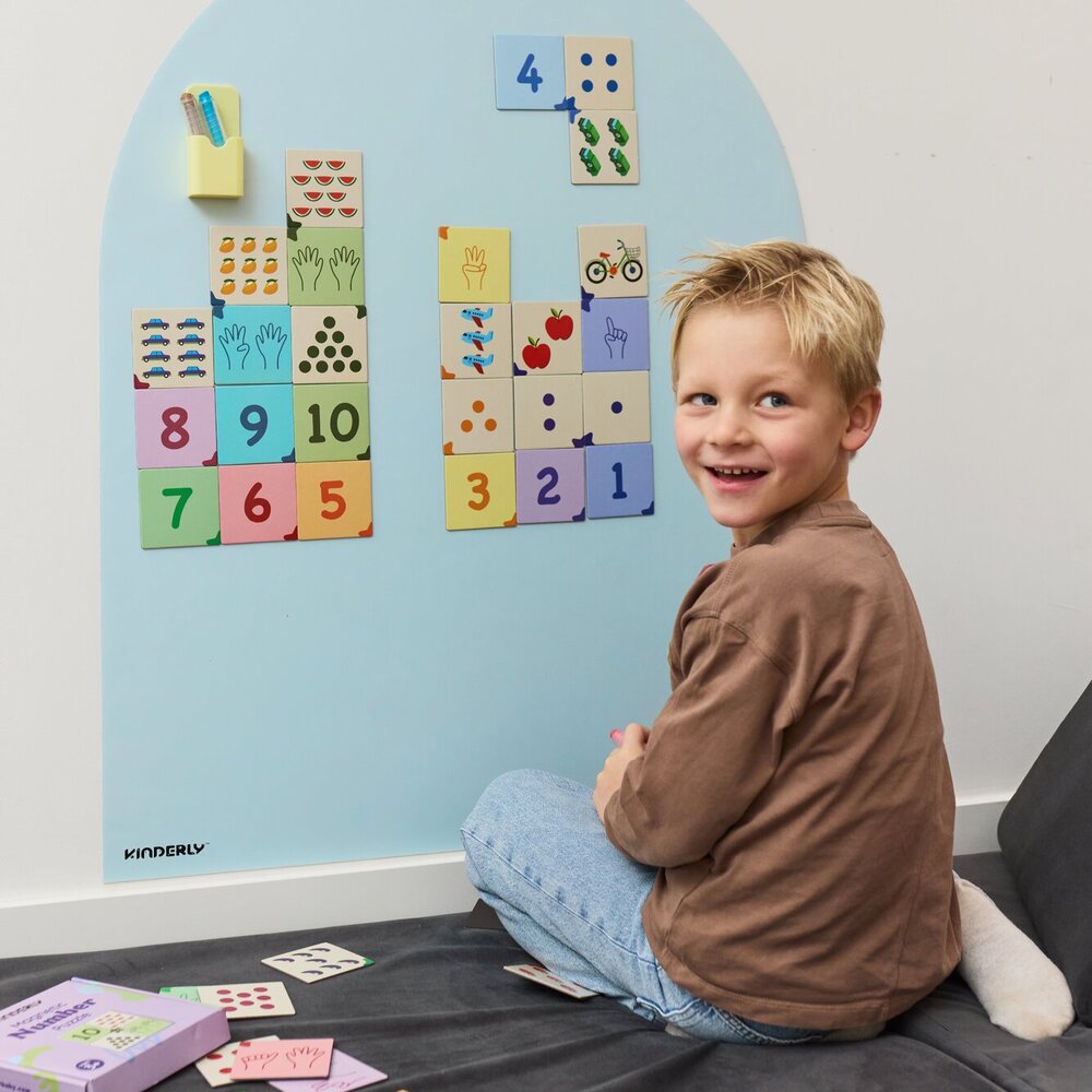 Verplaatsbare Magnetische Muursticker Sky blue