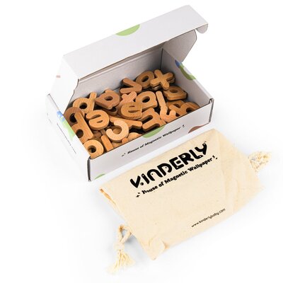 Magnetische Houten Alfabet (40-delig Magnetische Houten Alfabet (40-delig