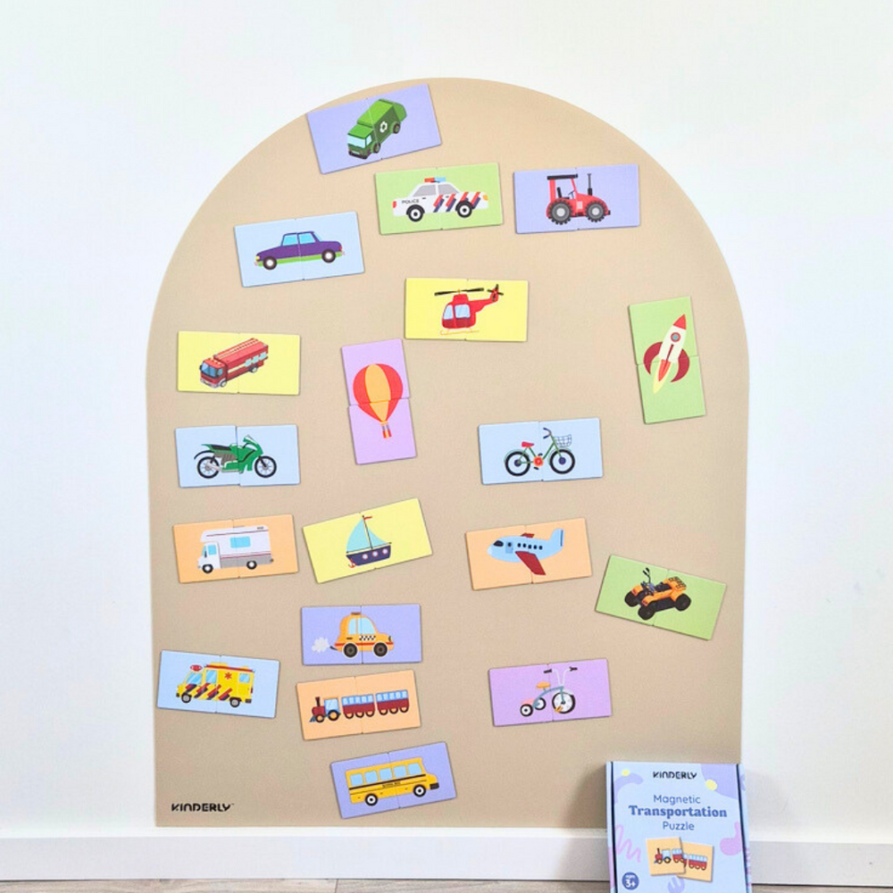 Magnetische Transportation Puzzel (40-delig)