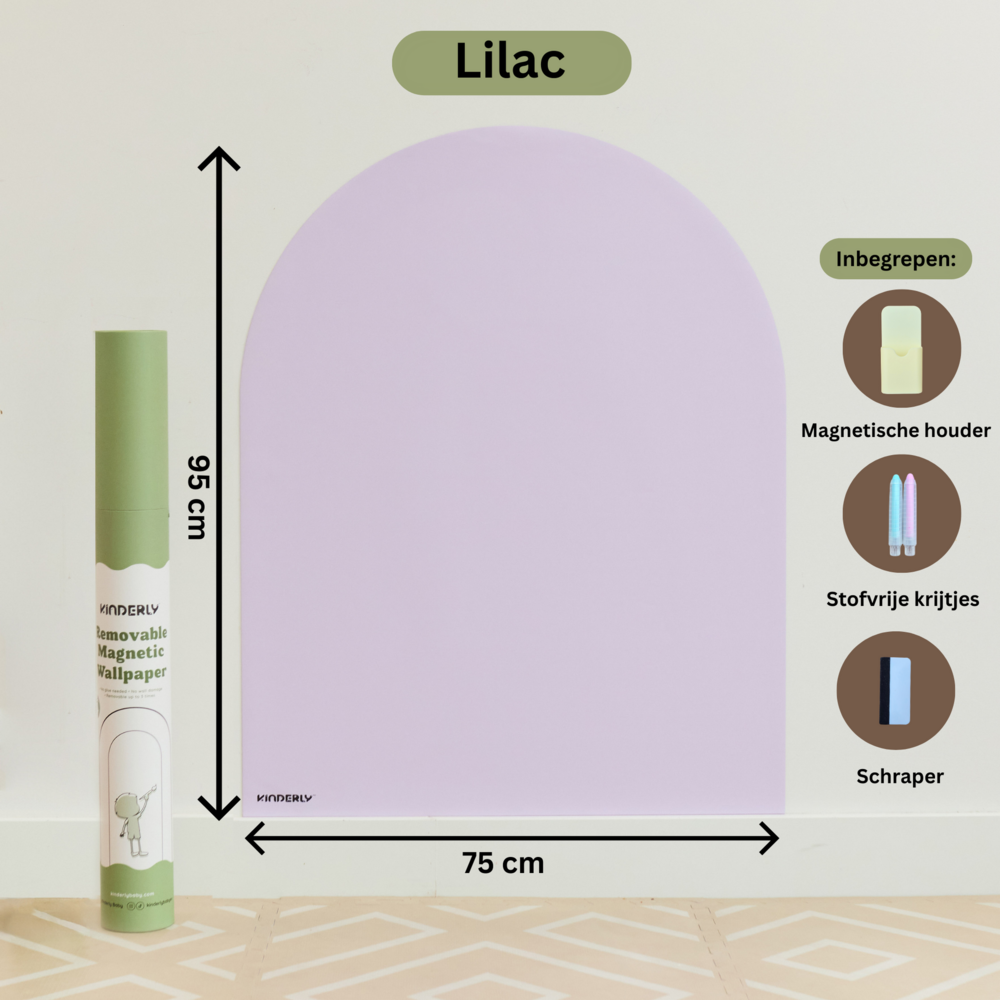 Verplaatsbare Magnetische Muursticker Lilac