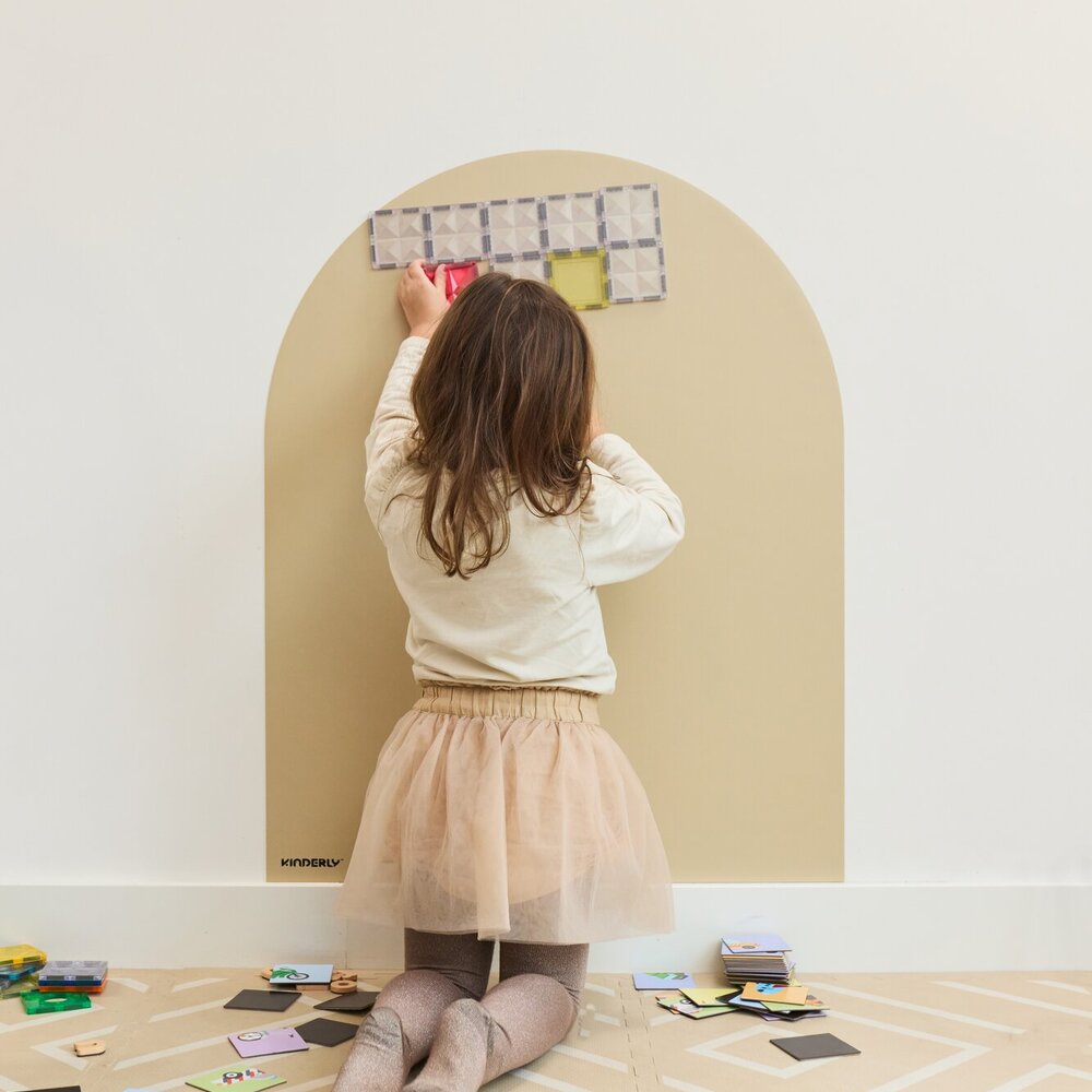 Verplaatsbare Magnetische Muursticker Beige Verplaatsbare Magnetische Muursticker Beige