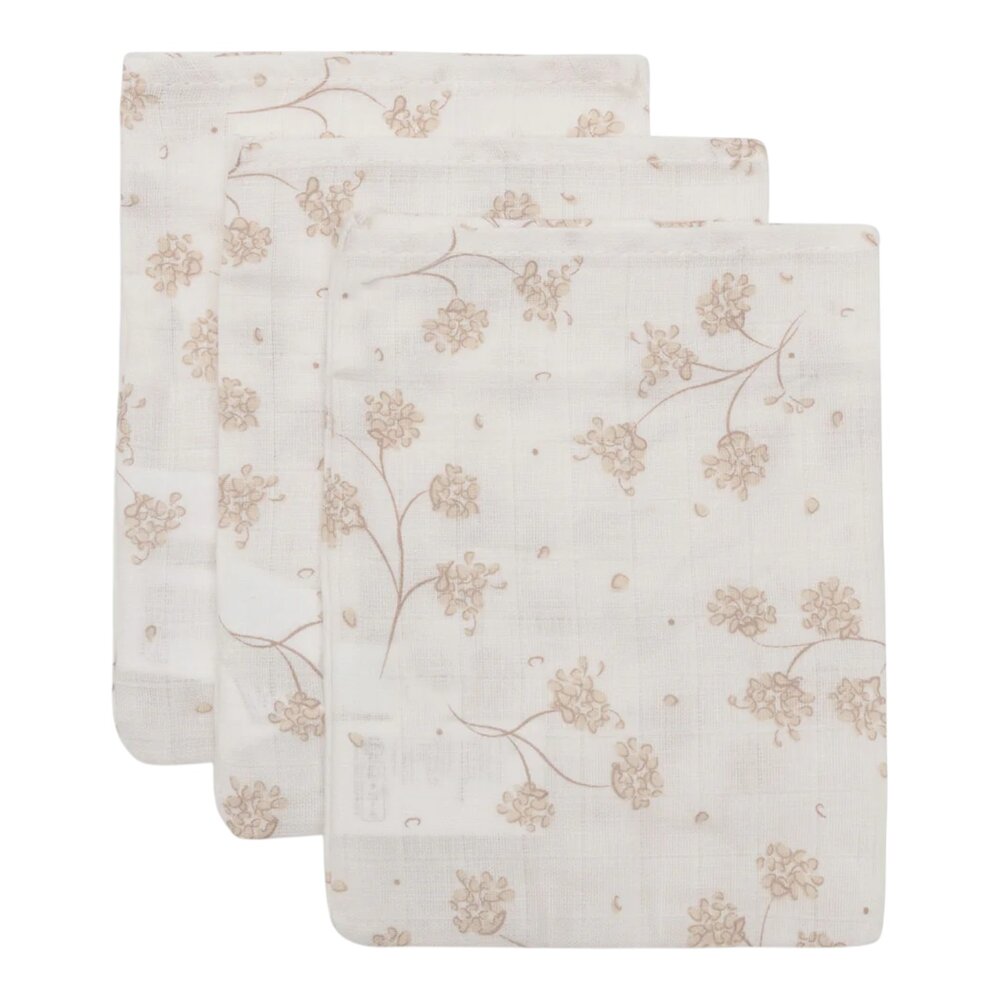 Hydrofiel Washandje 15x20cm - 3 Stuks Leafy Dreams