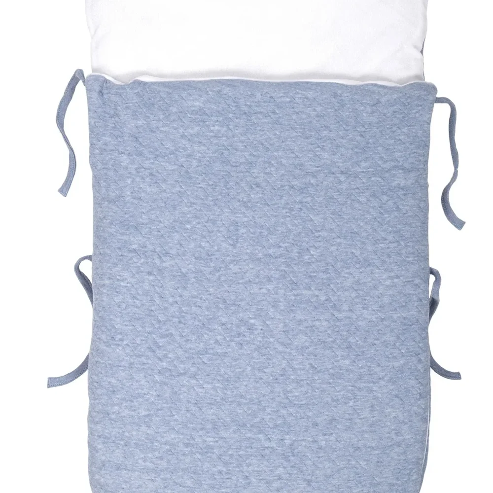 Voetenzak/Engelennestje 3/5-punts gordel Denim Blue