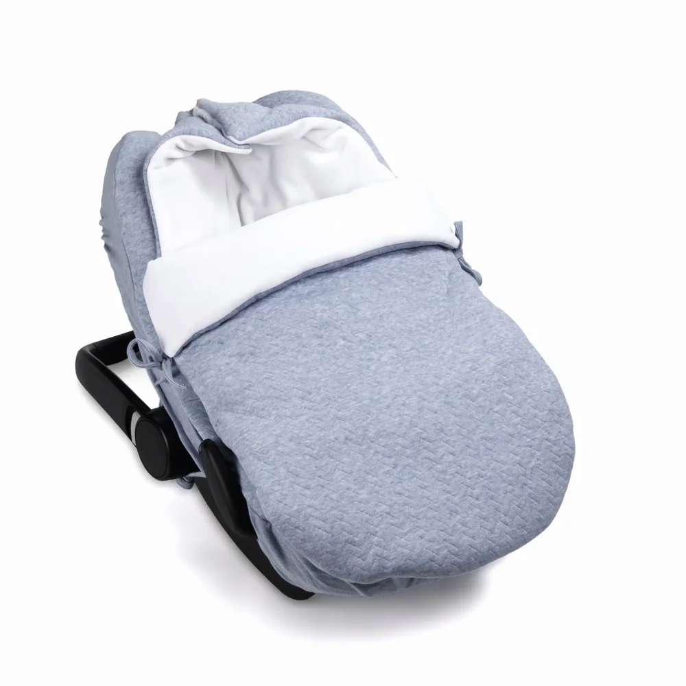 Voetenzak/Engelennestje 3/5-punts gordel Denim Blue