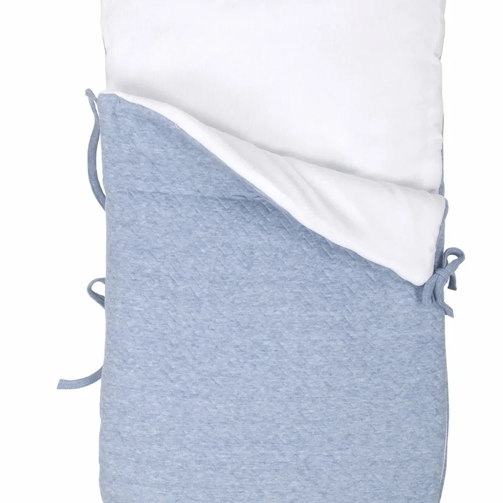 Voetenzak/Engelennestje 3/5-punts gordel Denim Blue