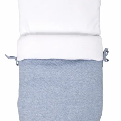 Voetenzak/Engelennestje 3/5-punts gordel Denim Blue