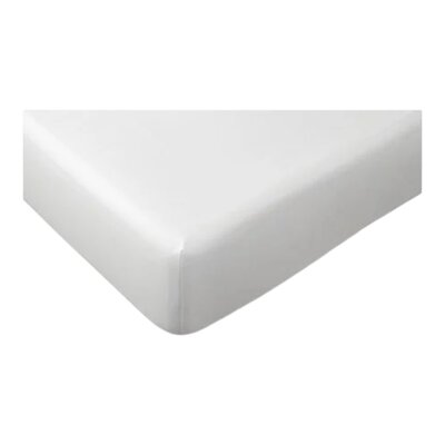 Katoen Satijn Hoeslaken (60x120) Wit